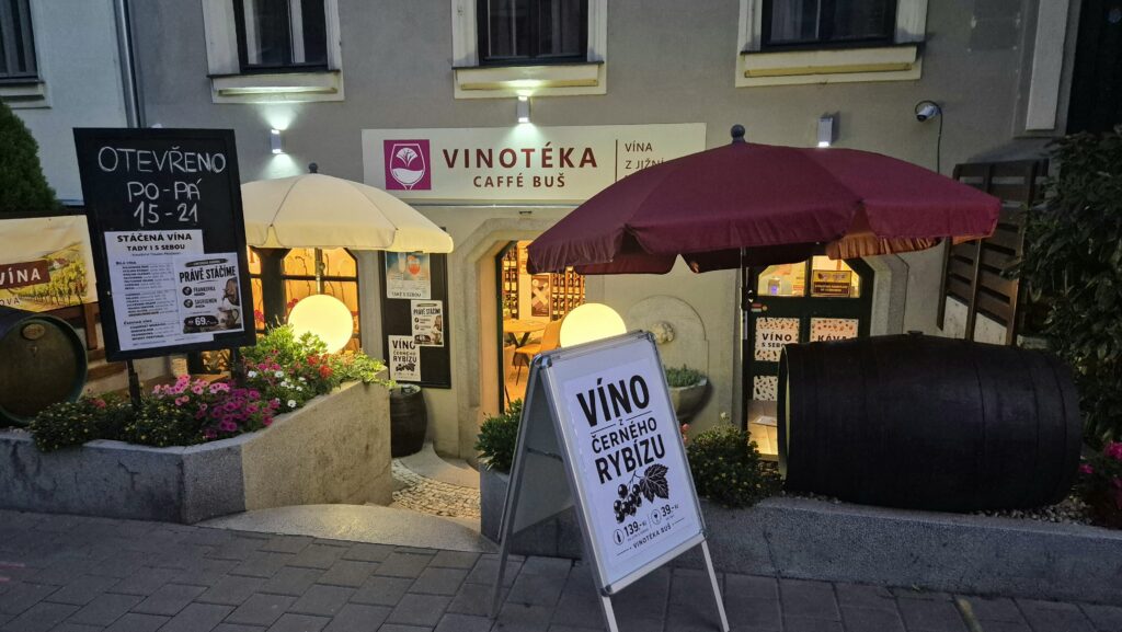 Vinotéka Caffé Buš - Obchod